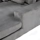 thumbnail image 2 of Sofá Seccional Kansas Chaise Derecho Gris, 2 of 11