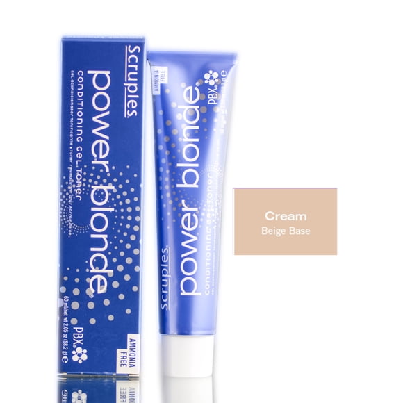Tónico en gel acondicionador Scruples Power Blonde sin amoniaco