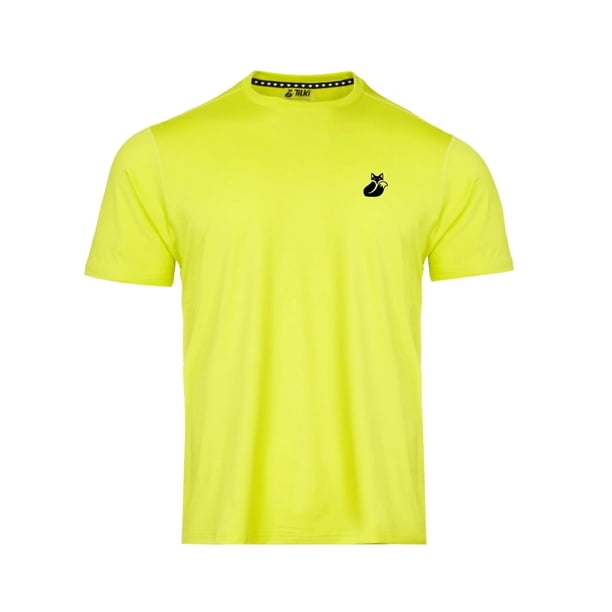 Polera Tilki Poly Pro Lehinde Amarillo Fluor Tenis Padel
