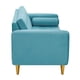 thumbnail image 5 of Sofa Retro 2c Felpa 01 Turquesa, 5 of 6