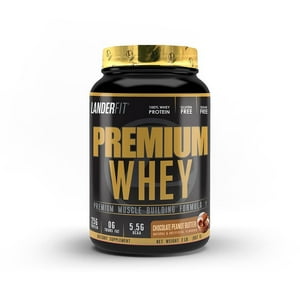 Landerfit - Premium Whey Protein 2Lbs - Chocolate Peanut Butter