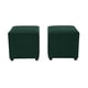thumbnail image 1 of Set Pouf Cali 1c Felpa 30 Verde Botella, 1 of 5