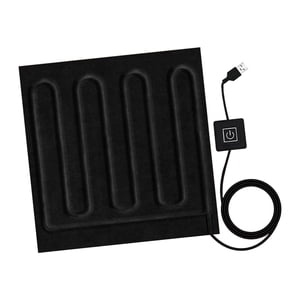 Magideal - Almohadilla Térmica Portátil De 5 V, Almohadilla Calefactora Eléctrica, Almohadilla Calefactora Usb, Almohadilla Eléctrica Cálida Para Sofá, Dormitorio, Oficina, Sala Temperatura Ajustable