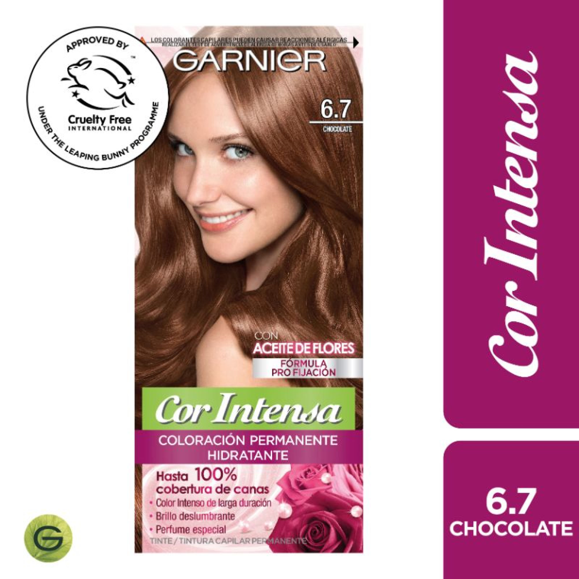 Coloración Cor Intensa Garnier Cabello 6.7 Chocolate