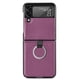 thumbnail image 2 of Carcasa Para Samsung Z Flip 3 Cuero Morado Premium Con Anillo, 2 of 2