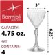 thumbnail image 2 of Juego de 4 copas de Martini Bormioli Rocco 135 ml, 2 of 9