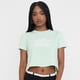 thumbnail image 3 of Polera Mujer Manga Corta Crop Verde Claro Corona, 3 of 5