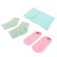 thumbnail image 1 of M Buder Juego Reutilizable de Calcetines de Gel Humectante y Envoltura para el Cuello, Mangas Hidratantes para Talón para Reparación de Piel Seca y Agrietada, Rosa/azul/verde, Talla Única (Juego de, 1 of 9