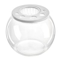 Magideal - Fish Bowl Fish Tank Escritorio Versátil De Moda Con Tapa Superior Hueca Acuario Acuático Diy Micro Paisaje Para Sala De Estar Oficina Hotel Decoración Redondo