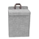 thumbnail image 4 of Cesta De Lavandería Colgante Plegable Cesta De Almacenamiento Para Colgar En La Pared Para Dormitorio Gris Grande, 4 of 5