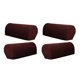 thumbnail image 2 of Juego De 4 Fundas De Reposabrazos De Sofá De Muebles De Franela Protectores Café Oscuro, 2 of 5