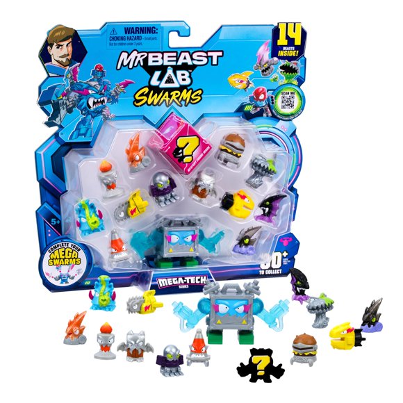 Swarms MRBEAST LAB MEGA-TECH Pack de 14 – Maletín Blaster