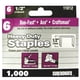 thumbnail image 1 of Grapas Surebonder #6 de alta resistencia, pata de 12 mm, 1000 piezas, 1 of 2