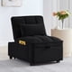 thumbnail image 1 of 4 in1 Multi-Function Single Sofa Bed with Storage Pockets,Tufted Single Pull-out Sofa Bed with Adjustable Backrest and Pillows ,Convertible Chaise Lounge,Black, 1 of 3