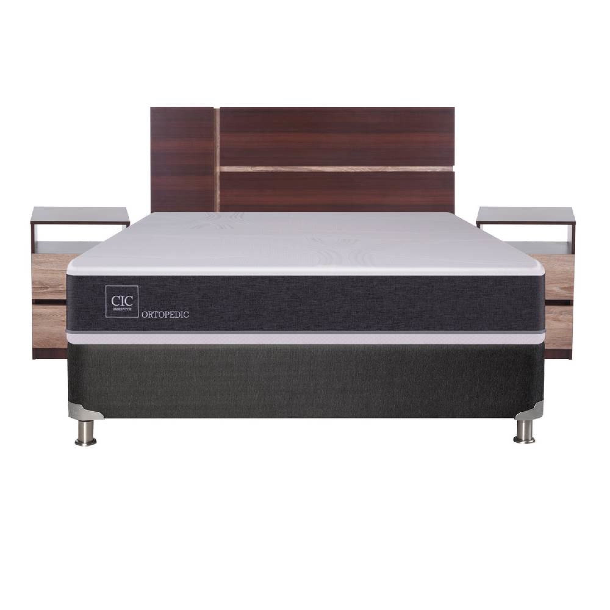 Box Spring New Ortopedic 2 Plaza Base Normal