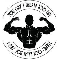 Rienda Libre Graphics - Decomural I Dream To Big Inspirational Ws-46208