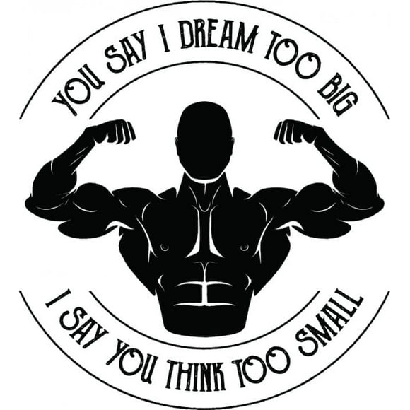 Decomural I Dream To Big Inspirational WS-46208