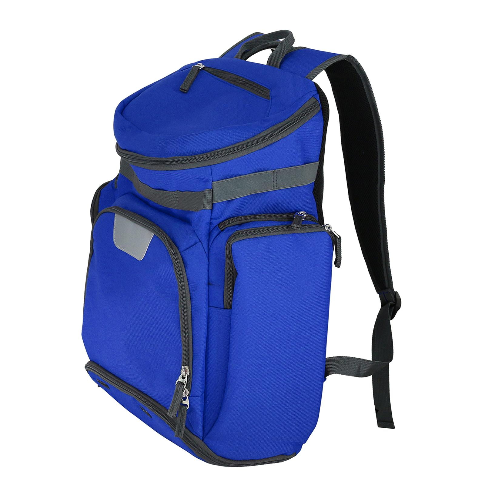 Magideal - Baloncesto Fútbol Mochila Bolsa De Gimnasio Bolsa De Natación Con Soporte Para Zapatos De Pelota Separado Para Hombre Mujer Telas Antidesgarro Bolsa D Azul