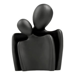 Ekoi - Adorno De Personaje Abstracto Esculturas De Parejas Hogar Negro Talla Única