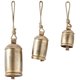 thumbnail image 1 of Campanas decorativas de vaca estilo tibetano Deco 79 en metal dorado, juego de 3, 1 of 9