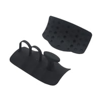 Magideal - 2 Piezas De Levantamiento De Levantamiento De Pesas Empuñaduras De Gimnasio Protección Deportiva Protección Para La Mano, Para Pull Ups Gimnasia Entre Negro