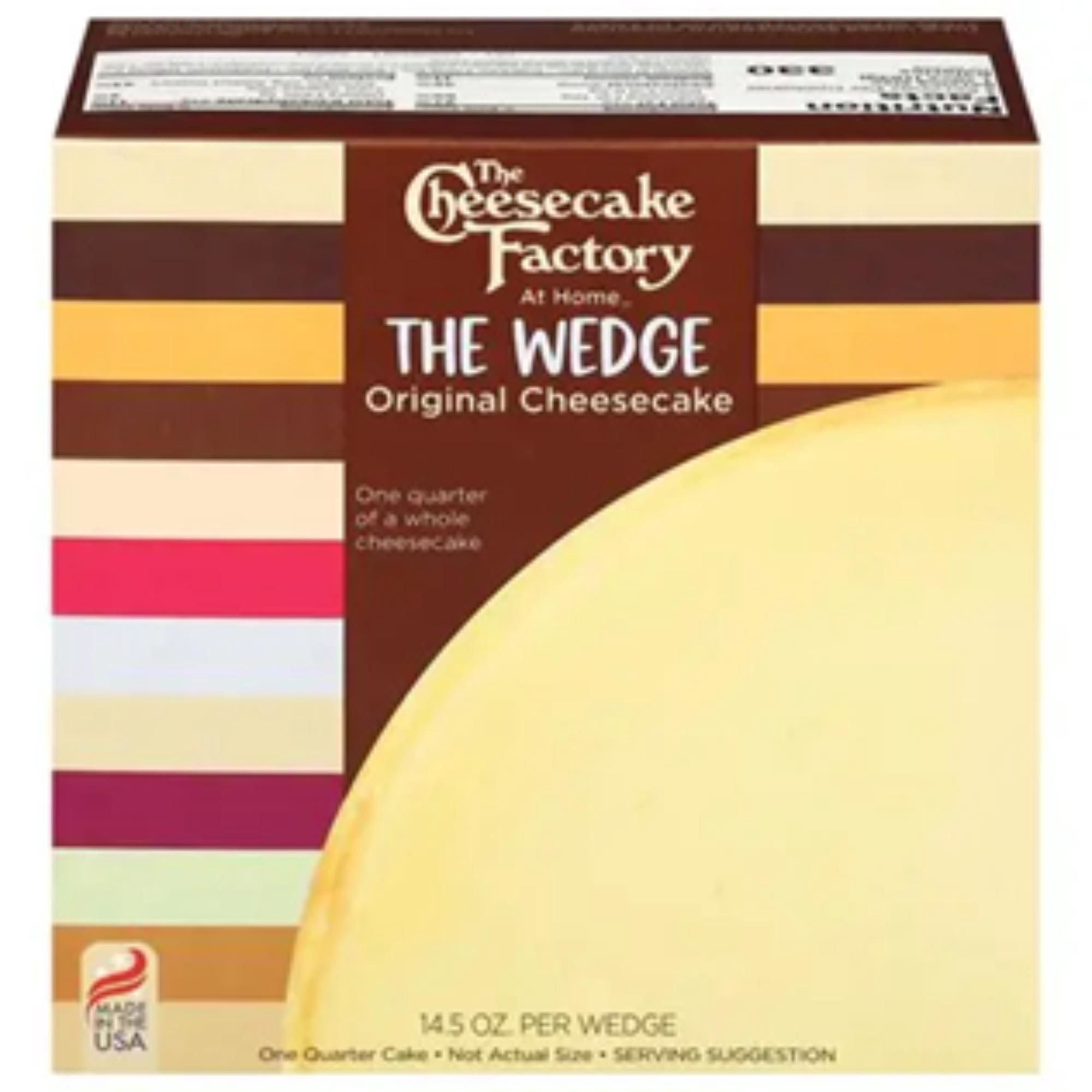 Cheesecake Original Wedge Es En Trozo 411 g The cheesecake factory