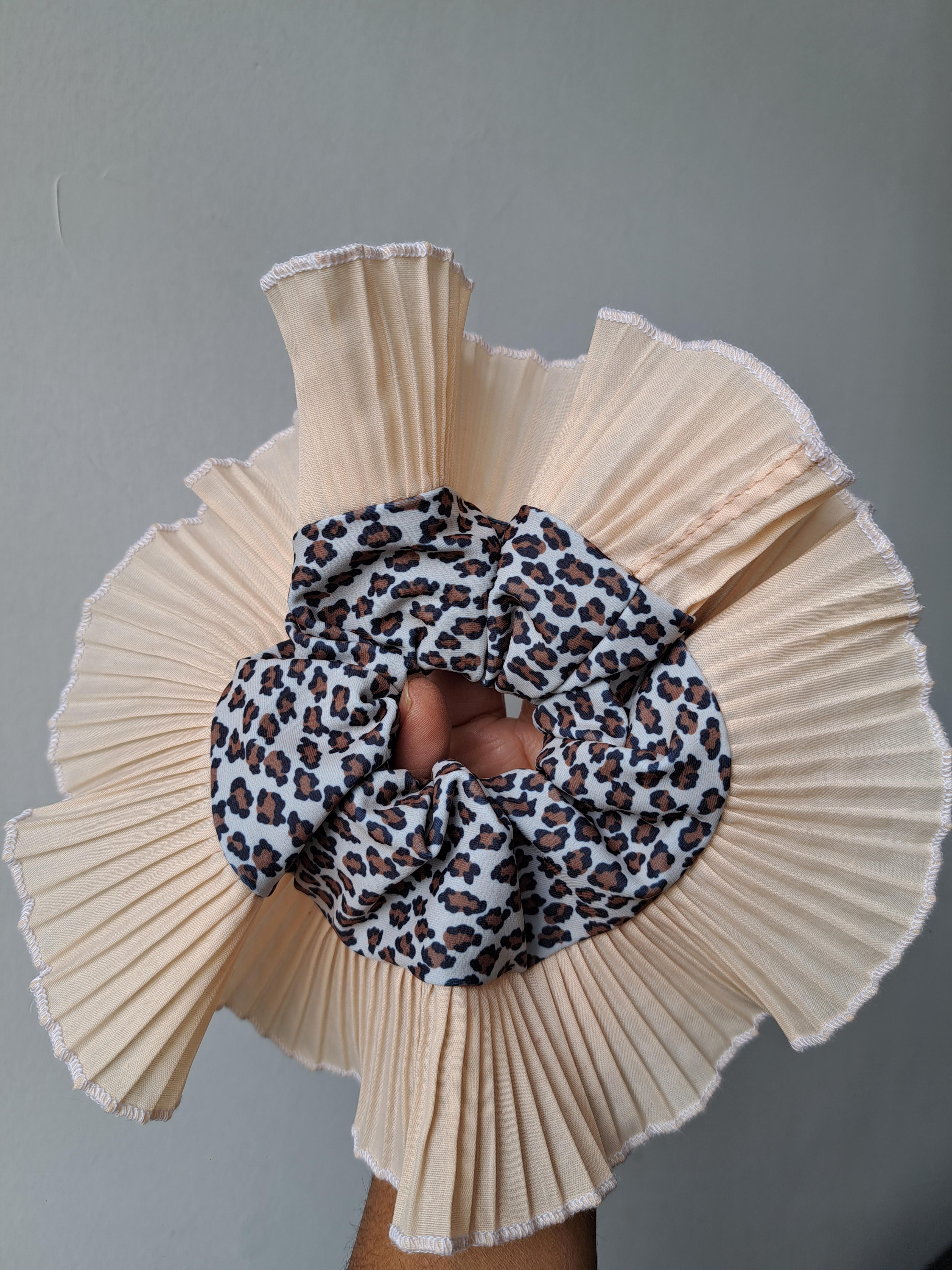 Katelier - Rumba Beige De Lycra Animal Print