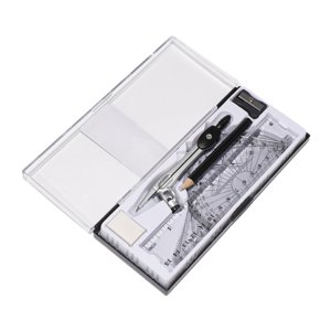 Magideal - Kit De Geometría Matemática, Juego De Reglas, Herramientas De Geometría Para El Aprendizaje De Matemáticas En El Aula En Casa