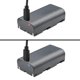 thumbnail image 3 of Cargador de Baterías Kastar Paquete de 2 USB para Niveles Láser Huepar, 3 of 7
