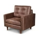 thumbnail image 3 of Sofa Napoles 1 C Cuero Kentucky Cafe Moro, 3 of 4