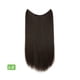 thumbnail image 1 of Xiao Hua Extensiones de Cabello Lacio de una Sola Pieza, Peluca de 22 Pulgadas de Largo con Diseño de Hilo invisible, Adecuada para Cabello Rizado O Lacio, Peluca de Peinado Multifuncional, Estilo, 1 of 2