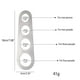 thumbnail image 1 of 1pc, 304 Stainless Steel Spaghetti Measurer Tool, Quick Pasta Measuring Tool For Kitchen, Cooking Tool, 1 of 3