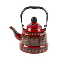 Bothyi - Antiguo Bell Pot Hervidor Con Tapa Hirviendo Chino Para El Hogar Hotel Red