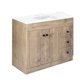 thumbnail image 3 of Kit mueble con vanitorio nogal 100x47x80 cm, 3 of 3