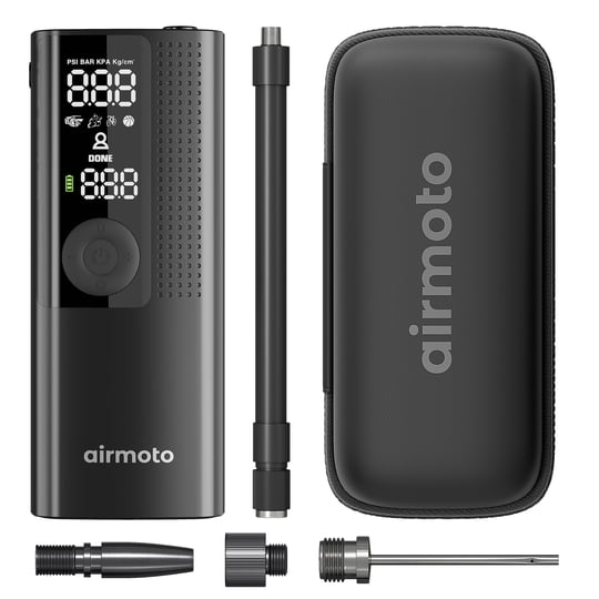 Compresor De Aire Portátil Con Inflador De Neumáticos Bundle Deal Airmoto