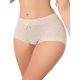 thumbnail image 1 of INSPIRE CHIC Ropa interior de algodón de cintura alta para mujer, bragas clásicas de cobertura total sin costuras XL Beige, 1 of 4