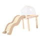 thumbnail image 3 of Contenedor De Baño De Arena Para Hámster Con Escalera De Madera Para Suministros Para Mascotas, Jerbos, Ratones, L, 3 of 5