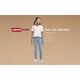thumbnail image 4 of Chaqueta Jeggings Levi's Skinny Fit azul marino 4T para niñas, 4 of 4