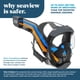thumbnail image 2 of Máscara de snorkel Seaview 180 V3 integral para adultos, 2 of 6