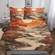 thumbnail image 1 of Juego de funda nórdica River, juego de ropa de cama con funda nórdica 3D Sunset y fundas de almohada, microfibra suave para adultos, adolescentes y niños, 3 piezas., 1 of 3
