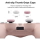 thumbnail image 3 of Funda protectora de silicona antideslizante para mando de PS4, compatible con mandos inalámbricos/con cable de Playstation 4 Slim/PS4 Pro, con 2 protectores de pulgar con diseño de pata de gato (rosa, 3 of 7