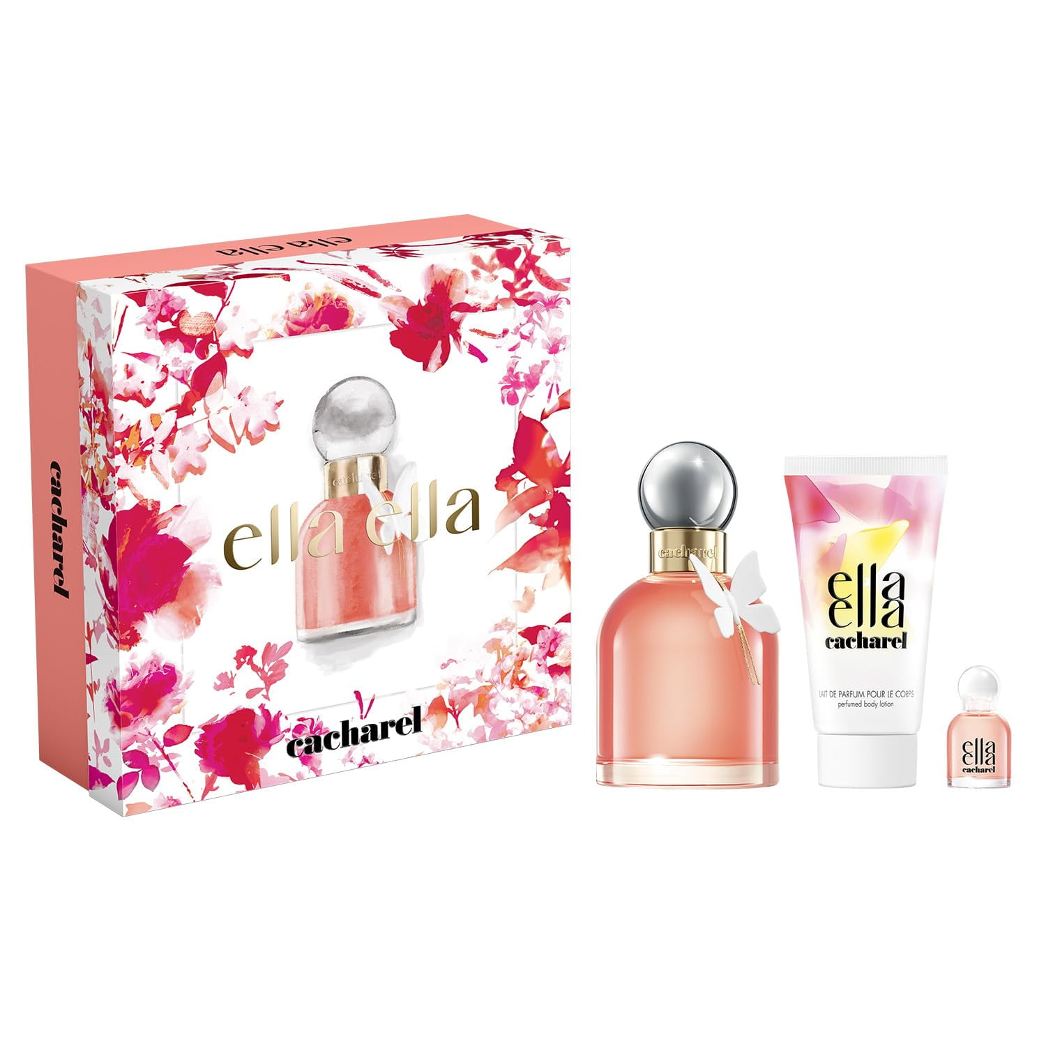 Set De Regalo Perfume Cacharel Ella Ella Para Mujer, Eau De Parfum, 100 Ml