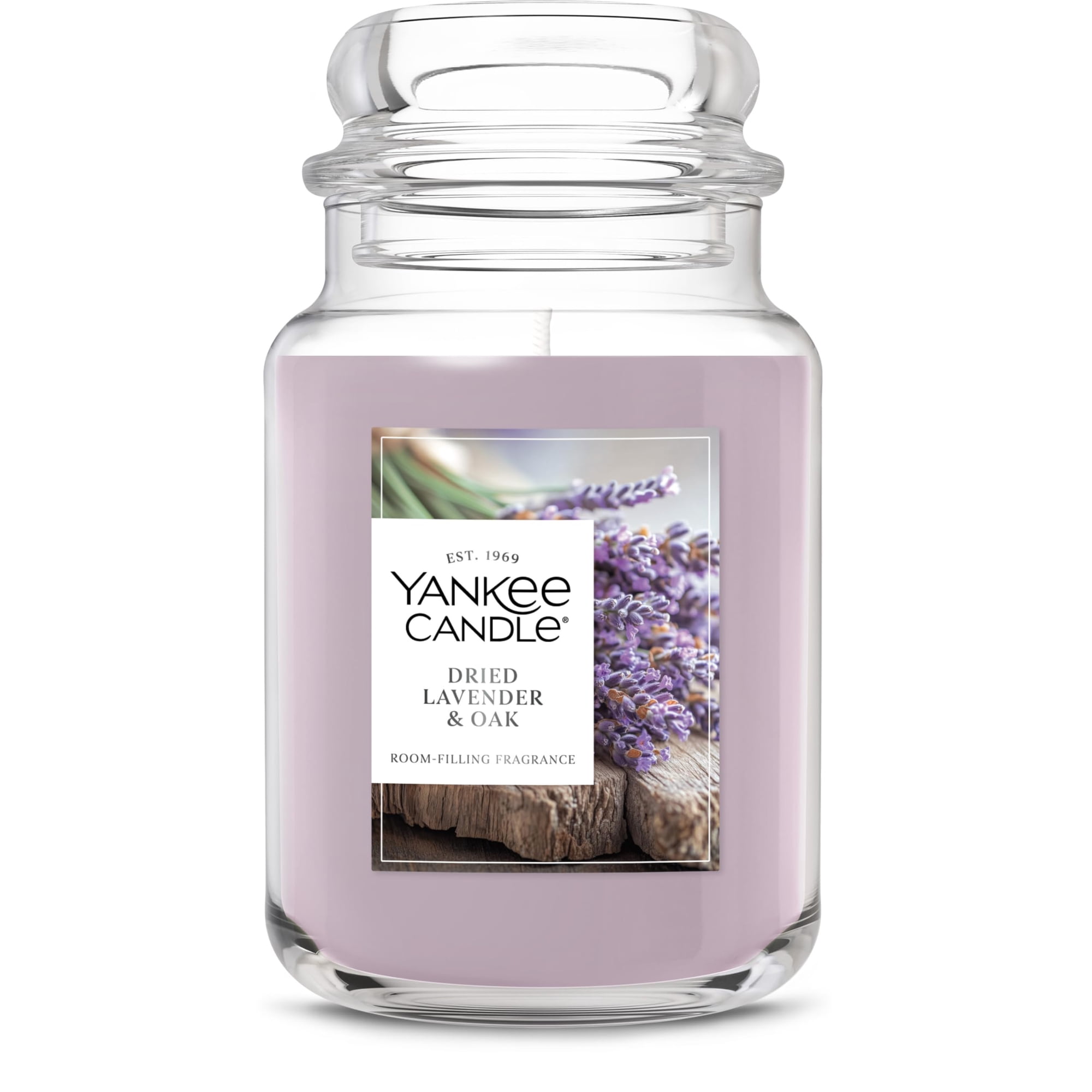 Vela Perfumada Yankee Candle, Lavanda Seca Y Roble, 650 Ml