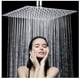 thumbnail image 1 of Cabeza De Ducha De Lluvia De Alta Presión, Regadera Cuadrado De Acero Inoxidable, Cabezal De Ducha De Lluvia Ultra Fina Con Montaje Fijo, Ahorro De Agua, 1 of 3
