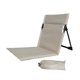 thumbnail image 1 of Silla De Playa Con Respaldo Estera De Playa Silla De Salón Silla Plegable Portátil Beige, 1 of 5