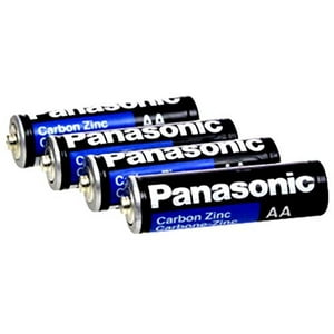 Baterías Aa Panasonic 5741 Super Heavy Duty Power Carbono Zinc Doble A 1.5V Negro Paquete De 8