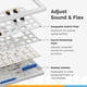 thumbnail image 5 of Teclado GLORIOUS GMMK 3 65% blanco con perilla, 5 of 7