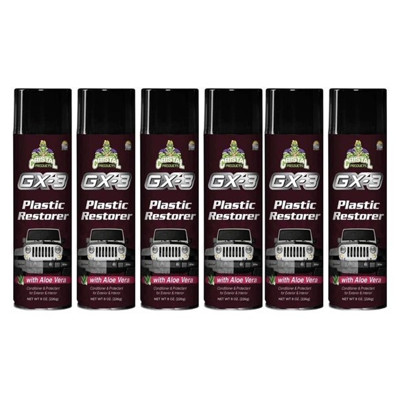 Restaurador de Plástico Cristal Products 226 g (paquete de 6) con Aloe Vera