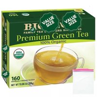 Genérico - Tea Bigelowwss Premium Organic Green 160 Bolsas Con Bolsa De Almacenamiento