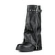 thumbnail image 5 of Botas Largas Mujer De Moda Eco Cuero Vintage Weide CZY603, 5 of 9